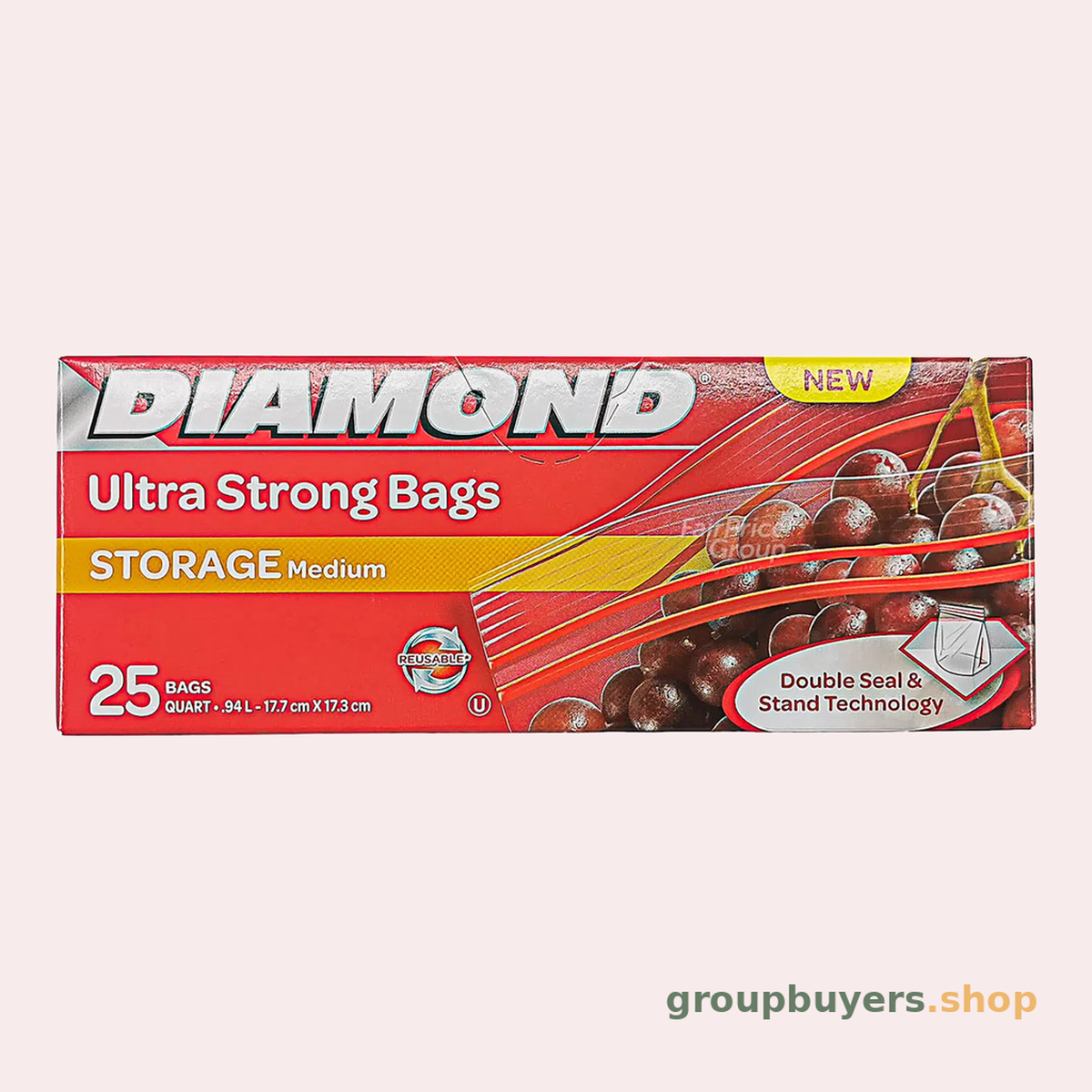 DIAMOND STORAGE BAGS MEDIUM BAGS