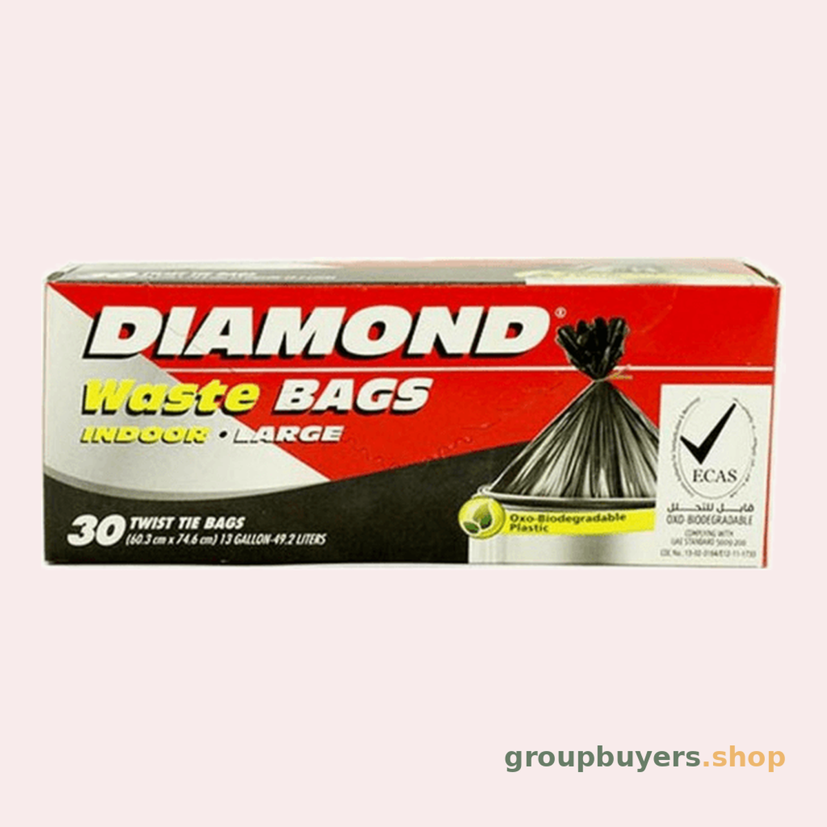 DIAMOND WASTE BAGS - LARGE