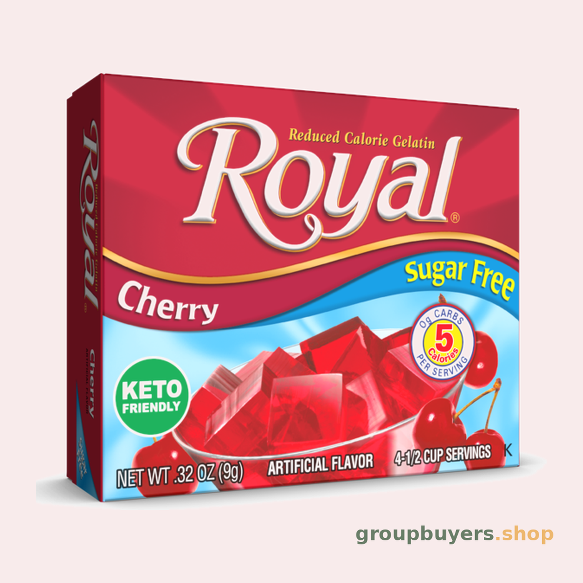 ROYAL SUGAR FREE GEL CHERRY