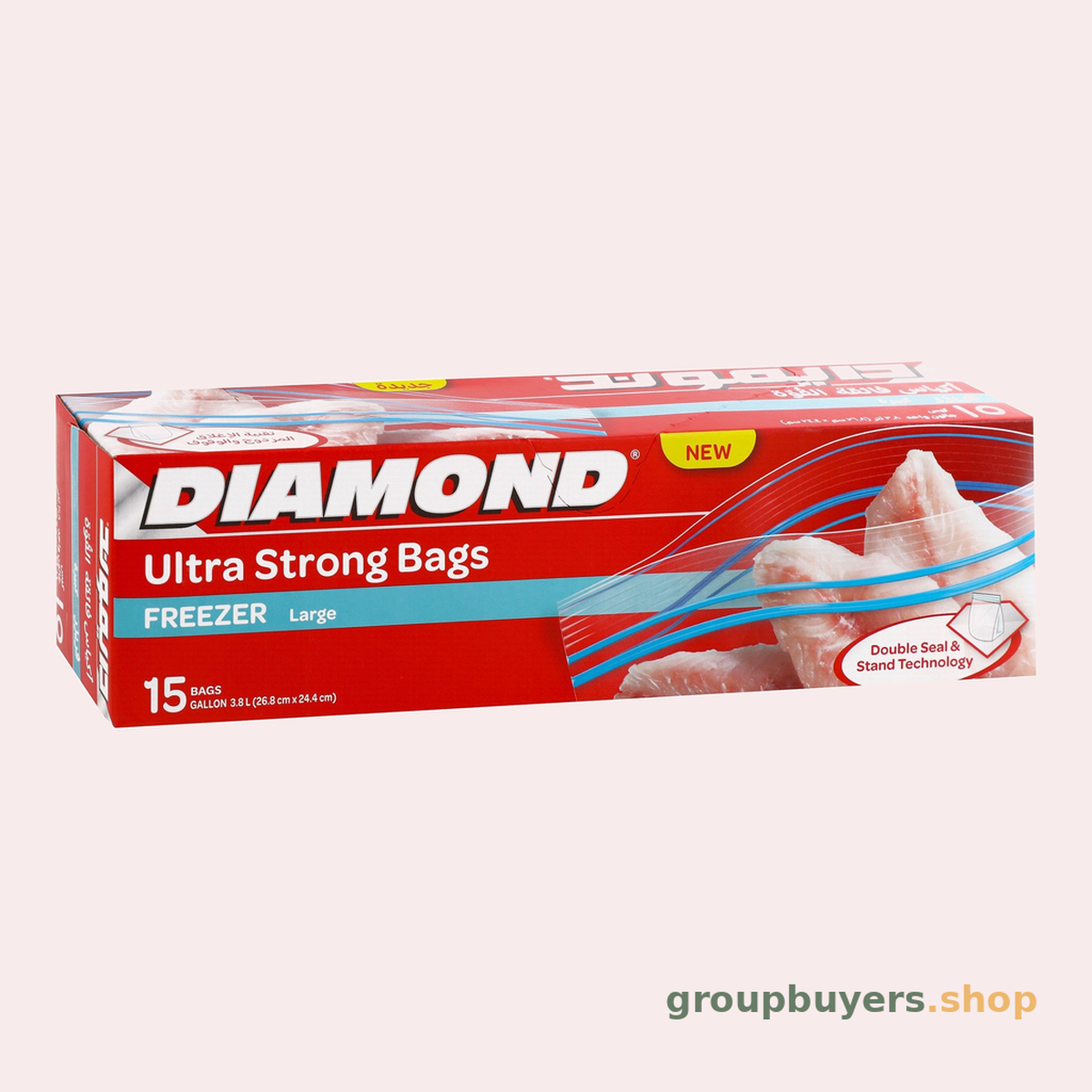 DIAMOND FREEZER BAGS LARGE