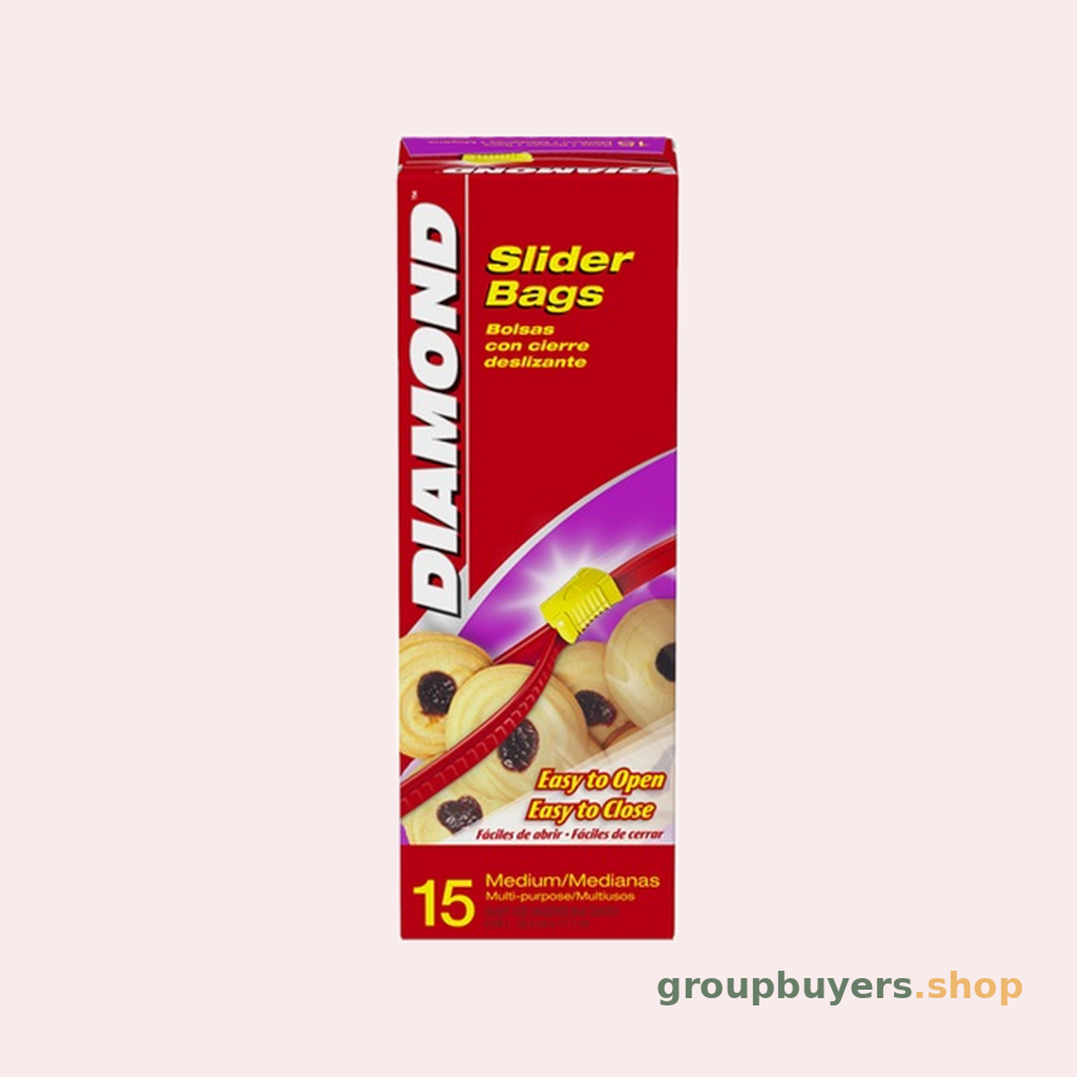 DIAMOND SLIDER BAGS MEDIUM