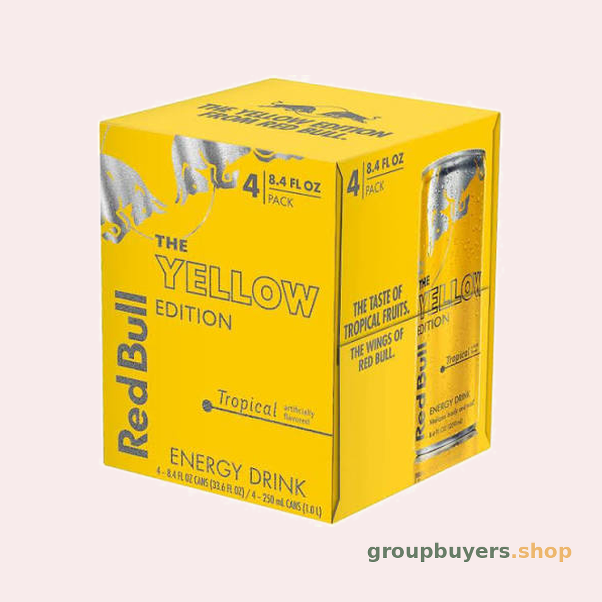 RED BULL YELLOW 4 PACK