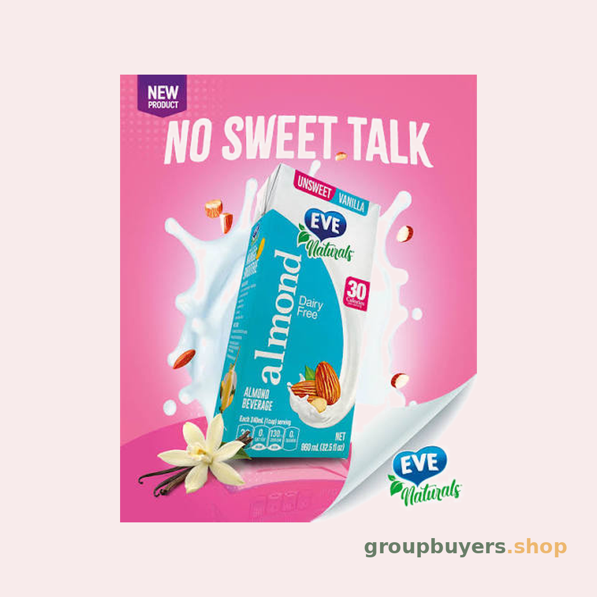 EVE ALMOND BEVERAGE UNSWEET