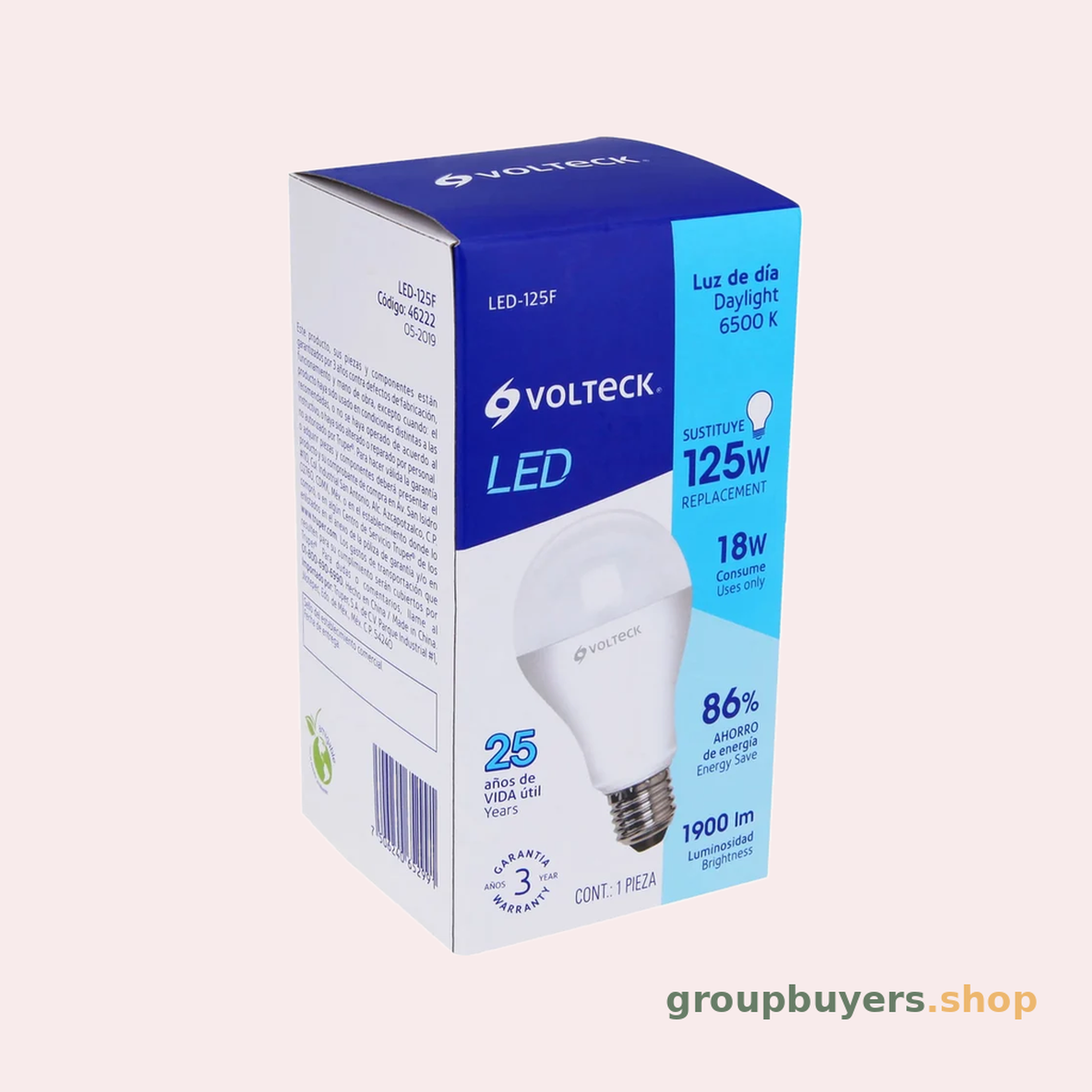 125 WATT DAYLIGHT LED BULB