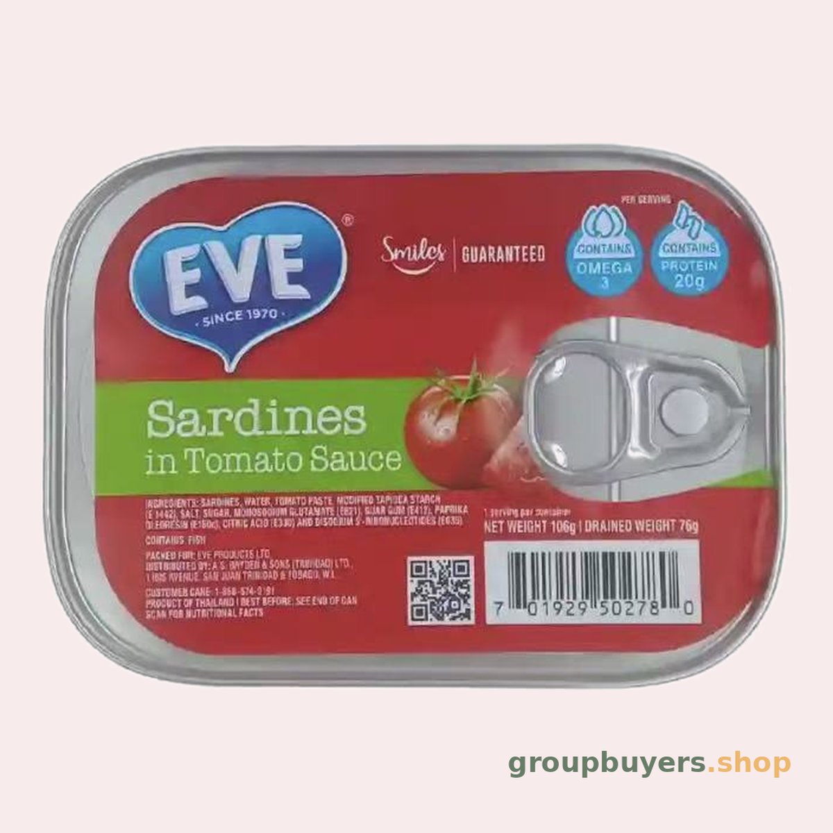 EVE SARDINE IN TOMATO SAUCE