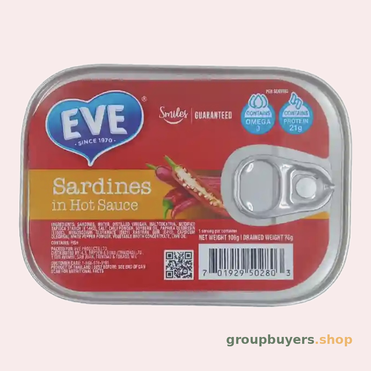 EVE SARDINE IN HOT SAUCE