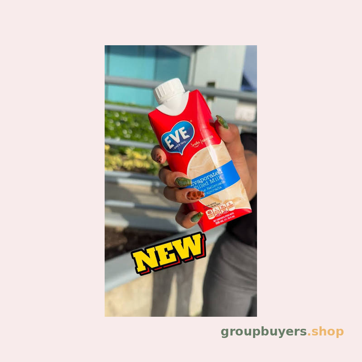 EVE EVAPORATED MILK S/CAP NEW