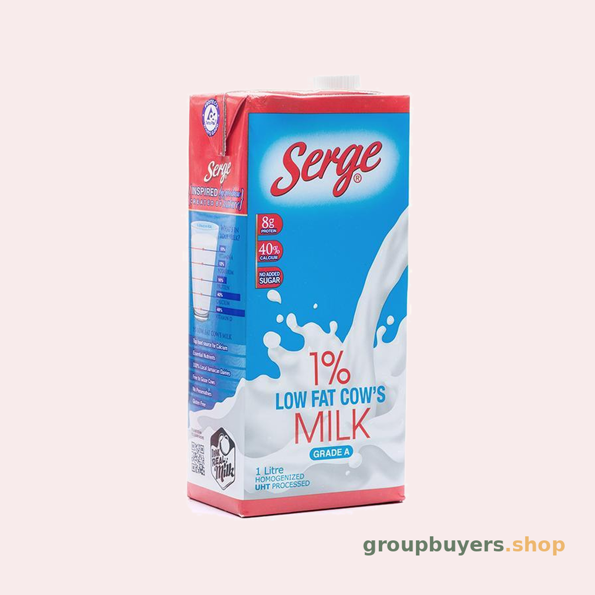 SERGE LOW FAT 1% MILK