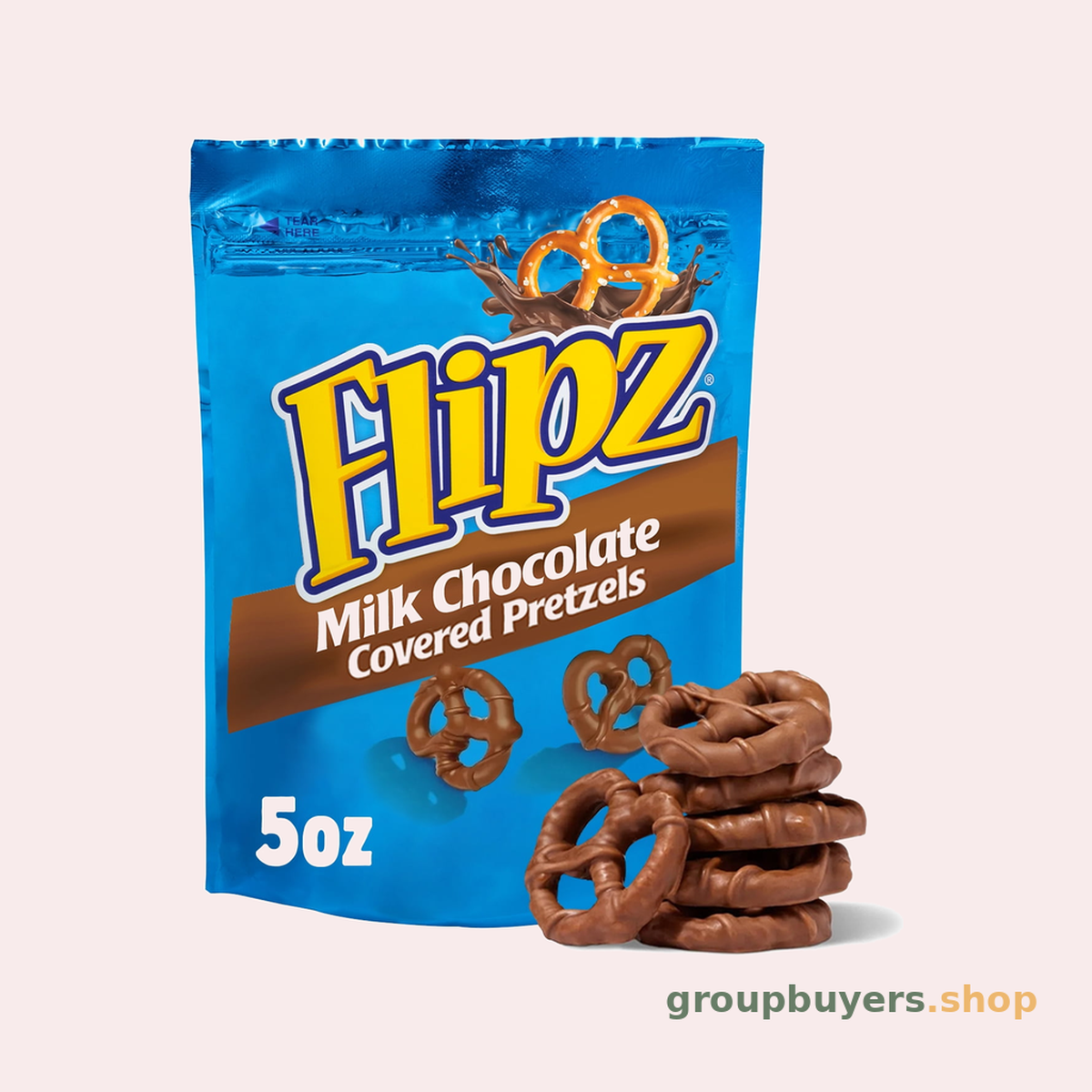 Flipz SUPch Milk Chocolate 6 x 5oz