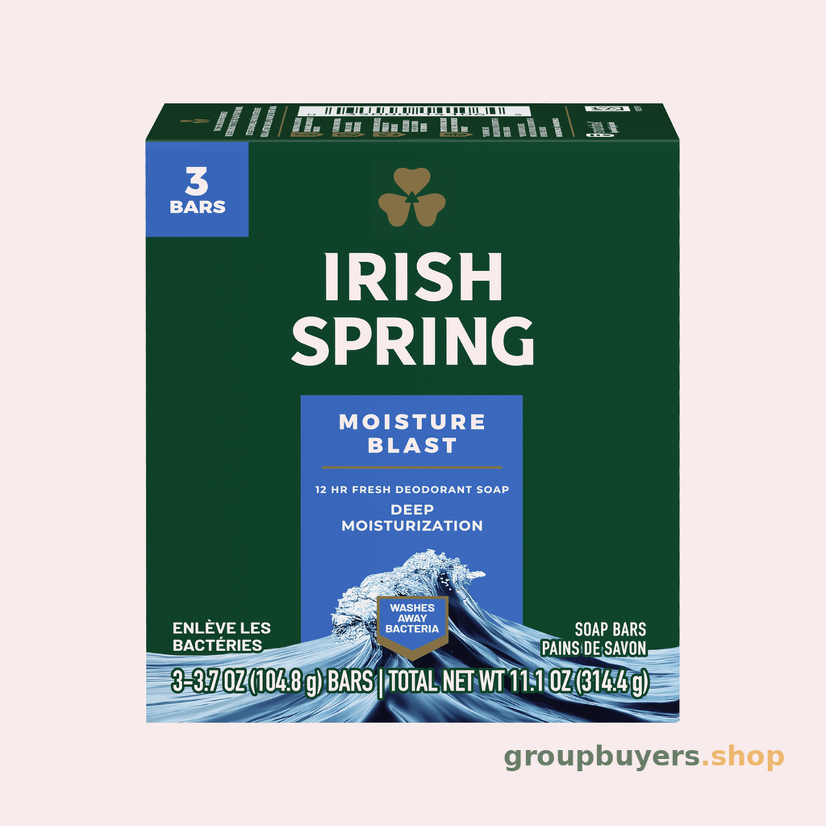 Irish Spring Moisture Blast Soap 3 Pack