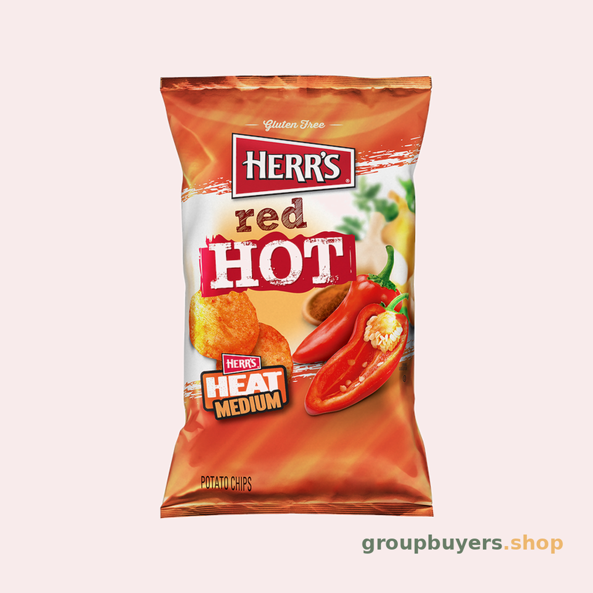 HERR'S SNACKS HOT CHIPS