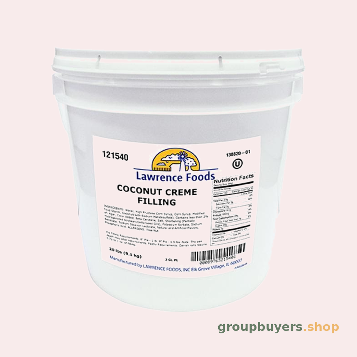 EZ Squeeze Coconut Crème Filling 12x2lbs