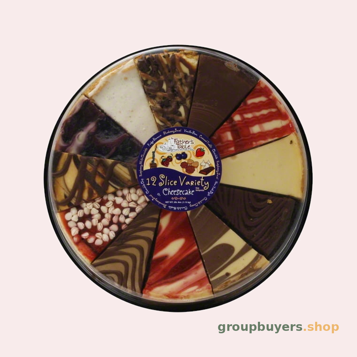 FATHERS TABLE VARIETY SAMPLE 4 SLICE 12X12OZ
