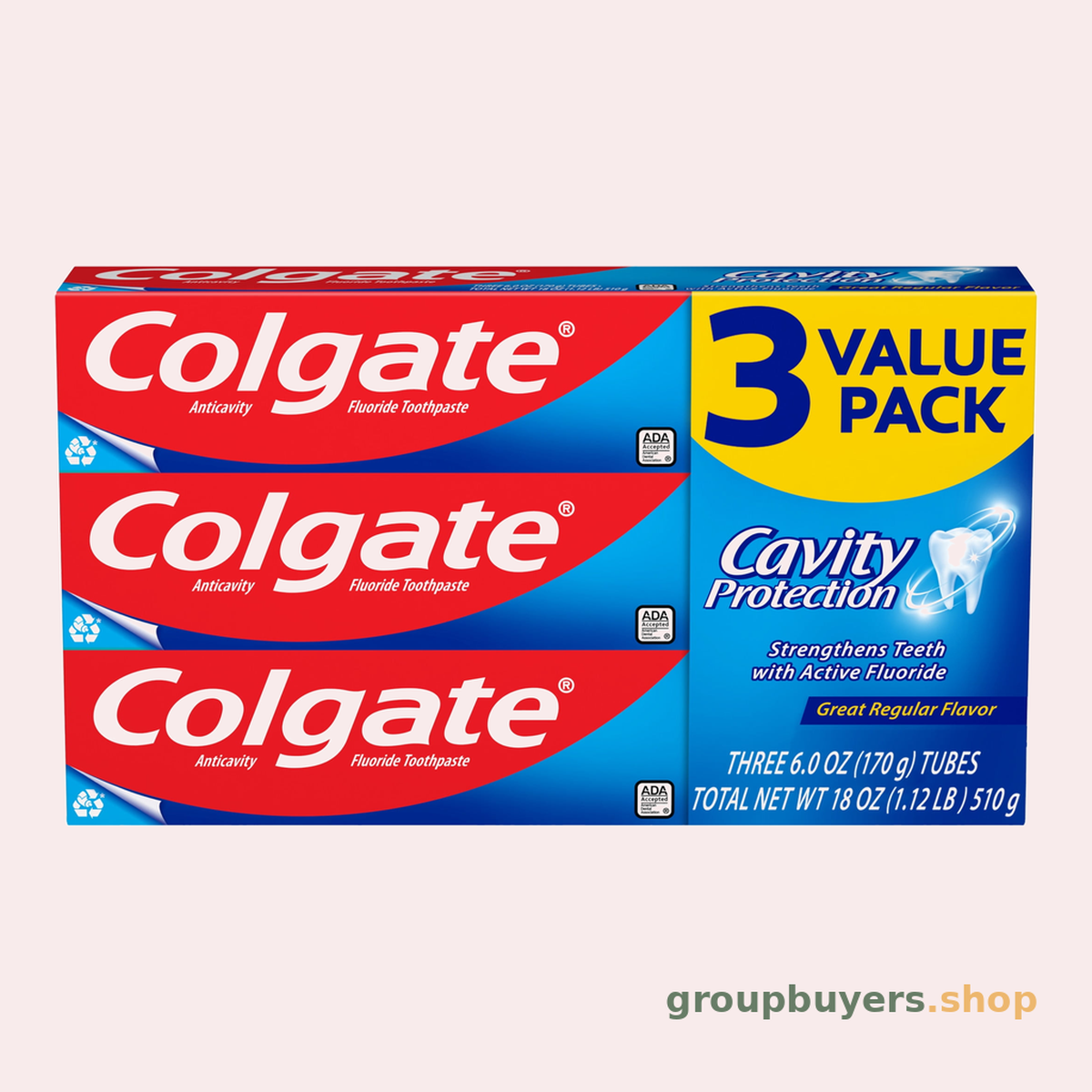 Colgate Great Regular Flavor 2 Pack In & Out
