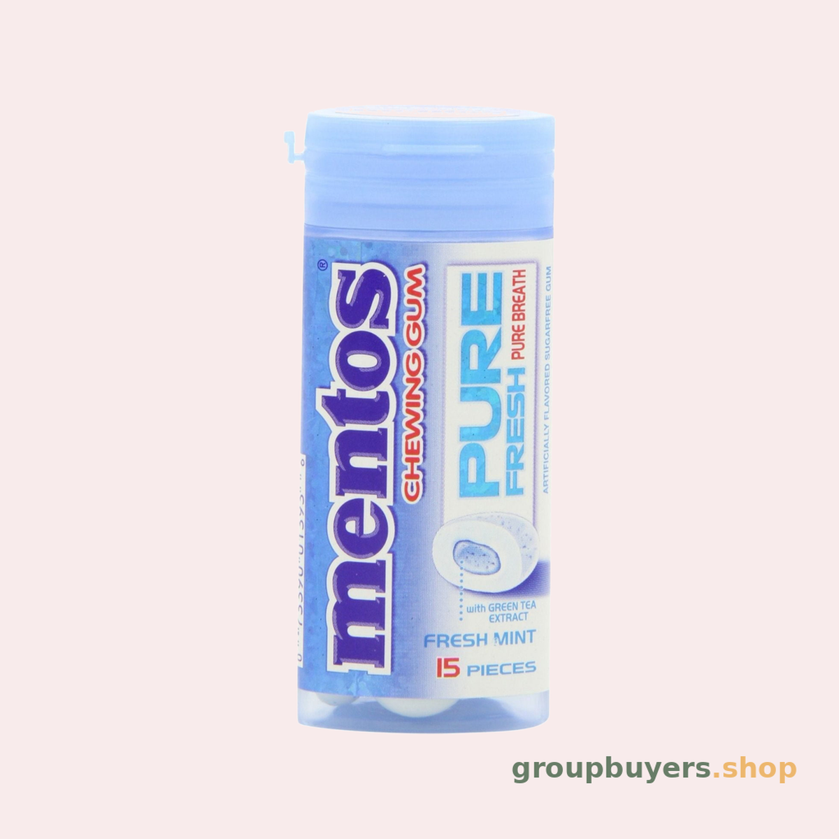 Mentos Gum Btl Spearmint Curvy