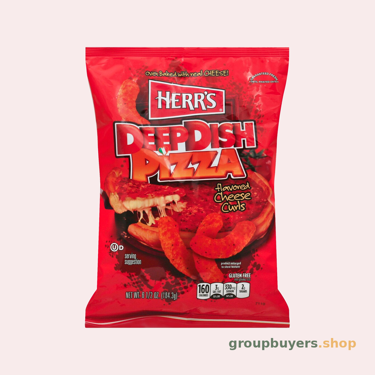 HERR'S SNACKS DEEP DISH PIZZA CURLS