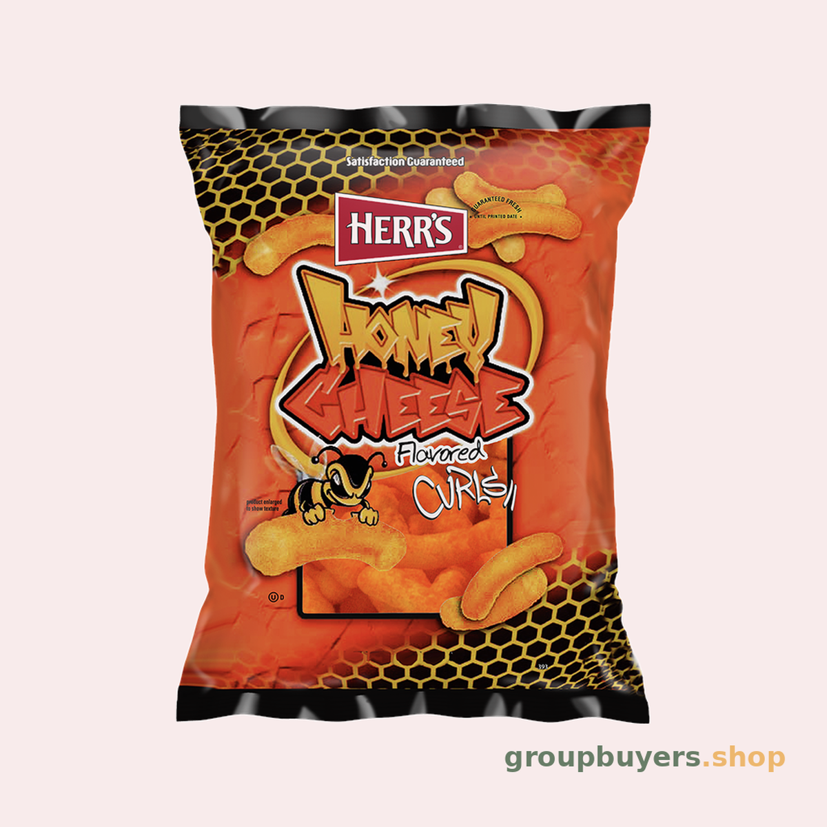 HERR'S SNACKS HONEY CHEESE CURLS