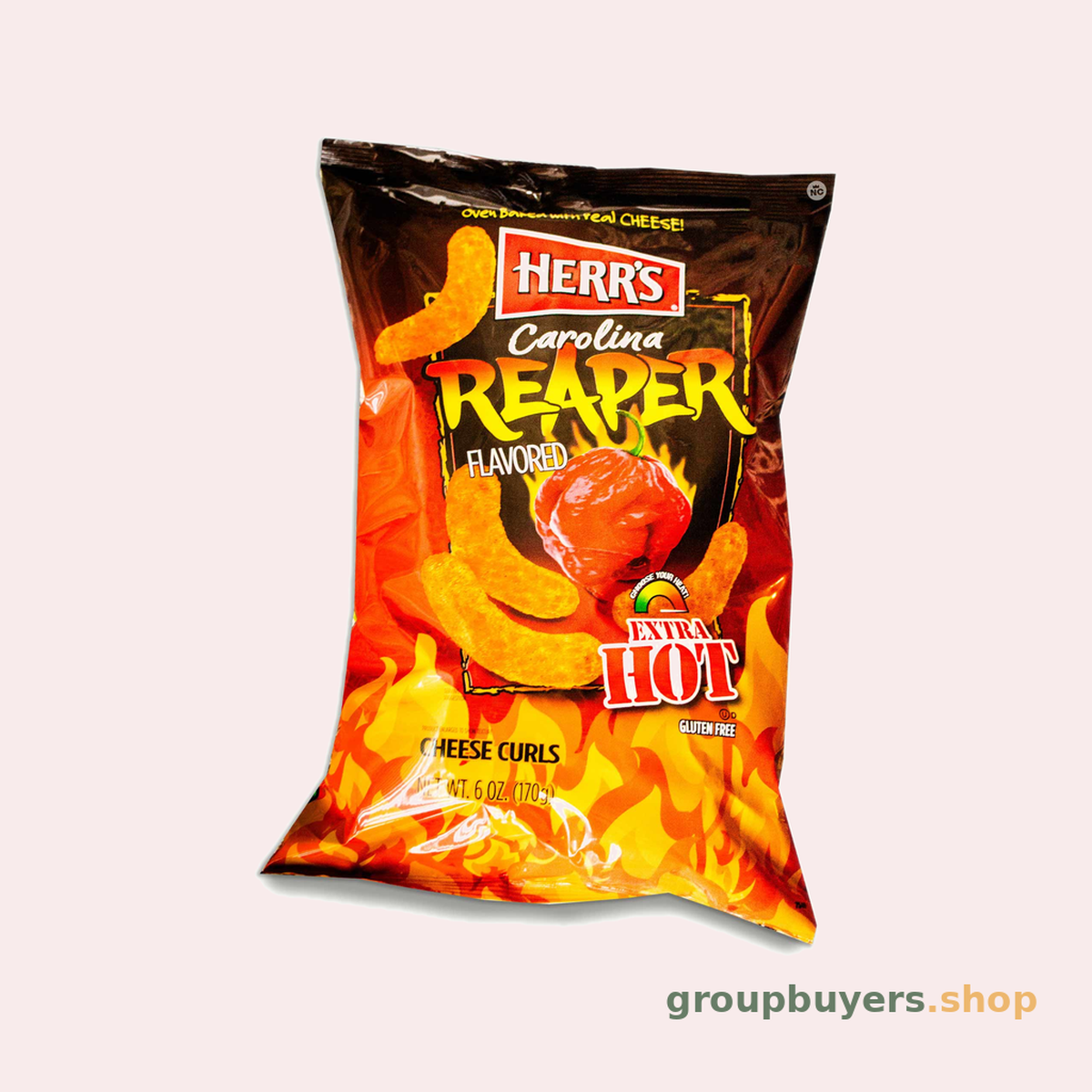 HERR'S SNACKS CAROLINA REAPER CURLS