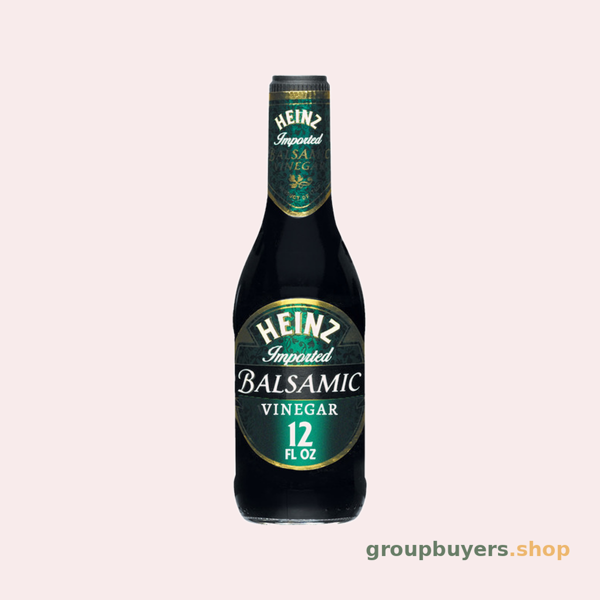 HEINZ IMPORTED BALSAMIC VINEGAR GLASS BOTTLE