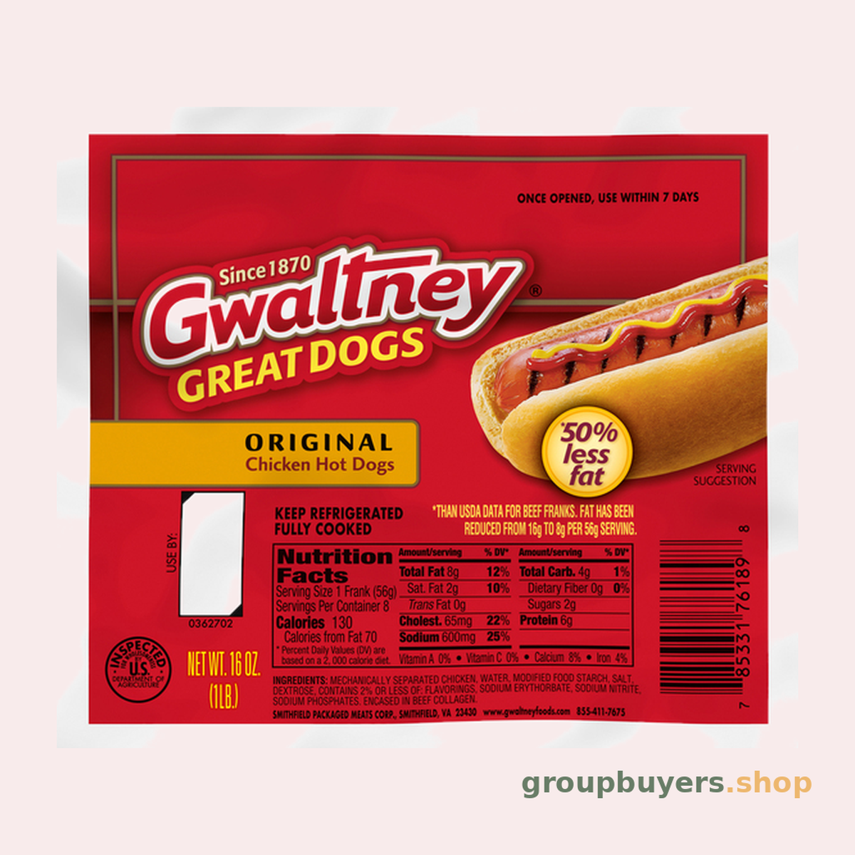 Gwaltney Franks Chicken