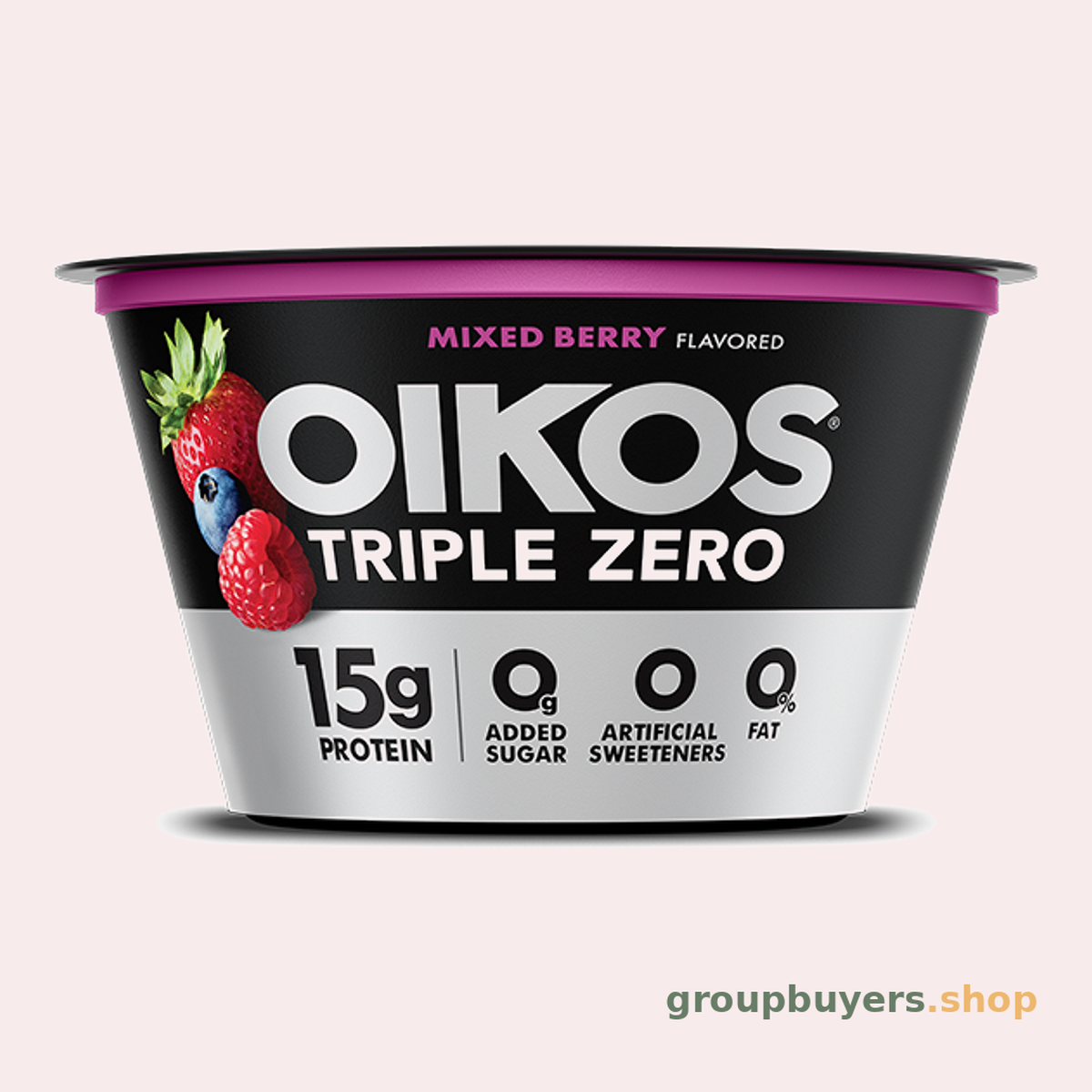 Dannon Oikos Triple Zero Mixberry