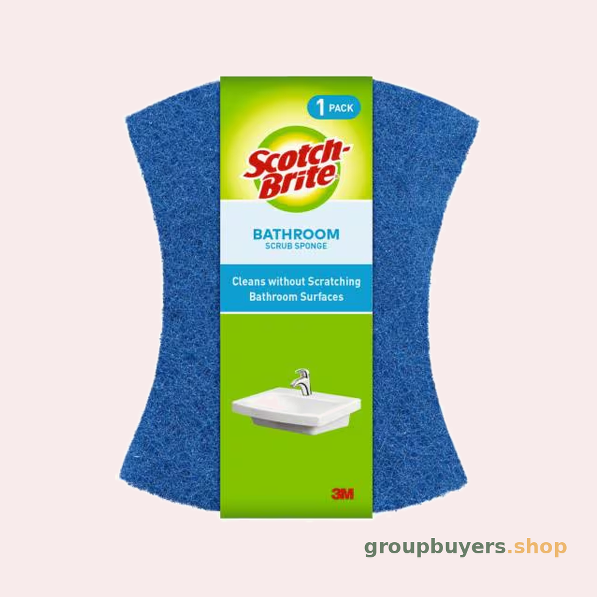 SCOTCH BRITE BATHROOM BLUE SPONGE