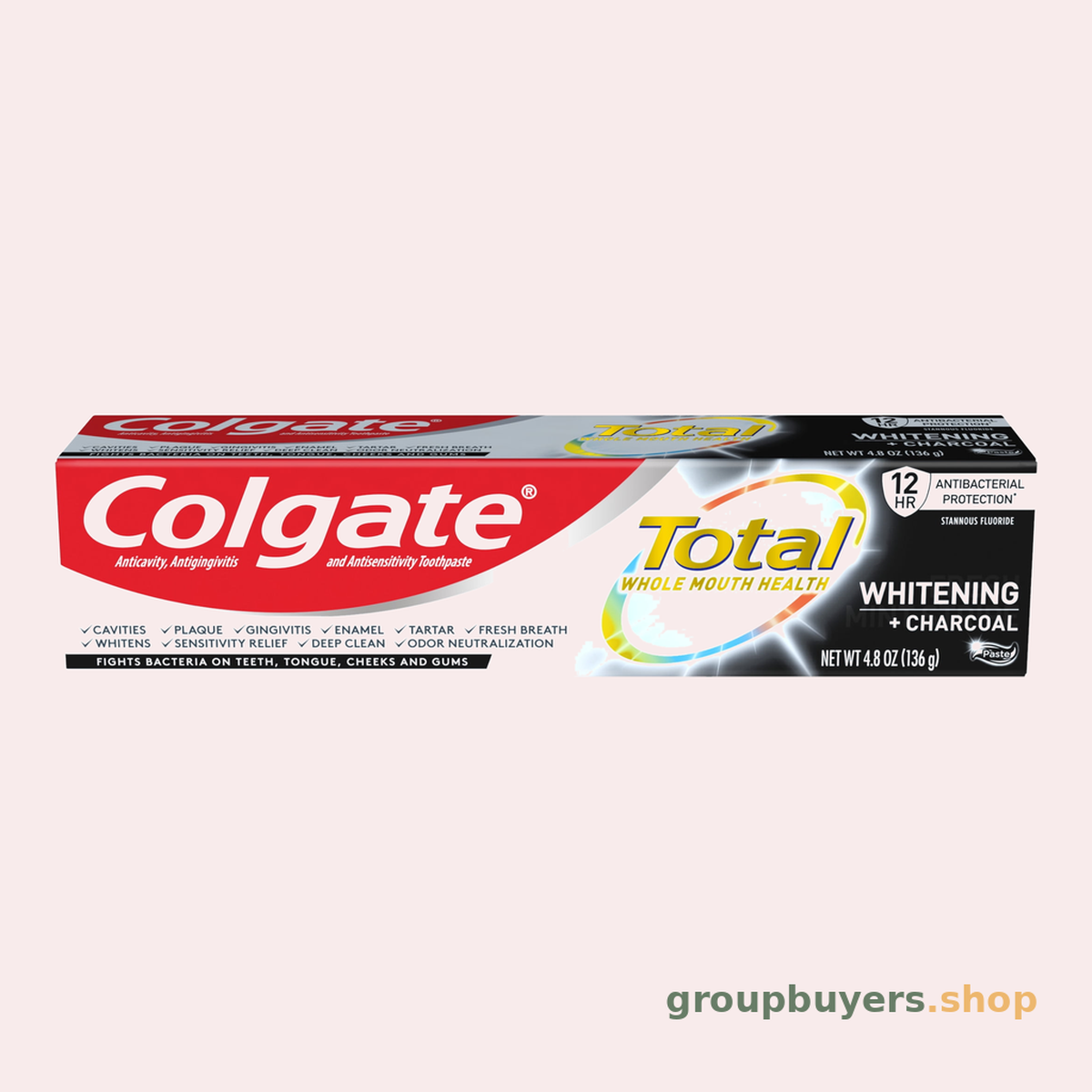 Colgate Total White & Charcoal NEW