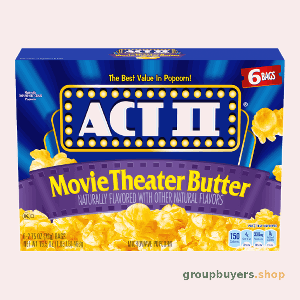 ACT II POPCORN MOVIE THEATER BUTTER