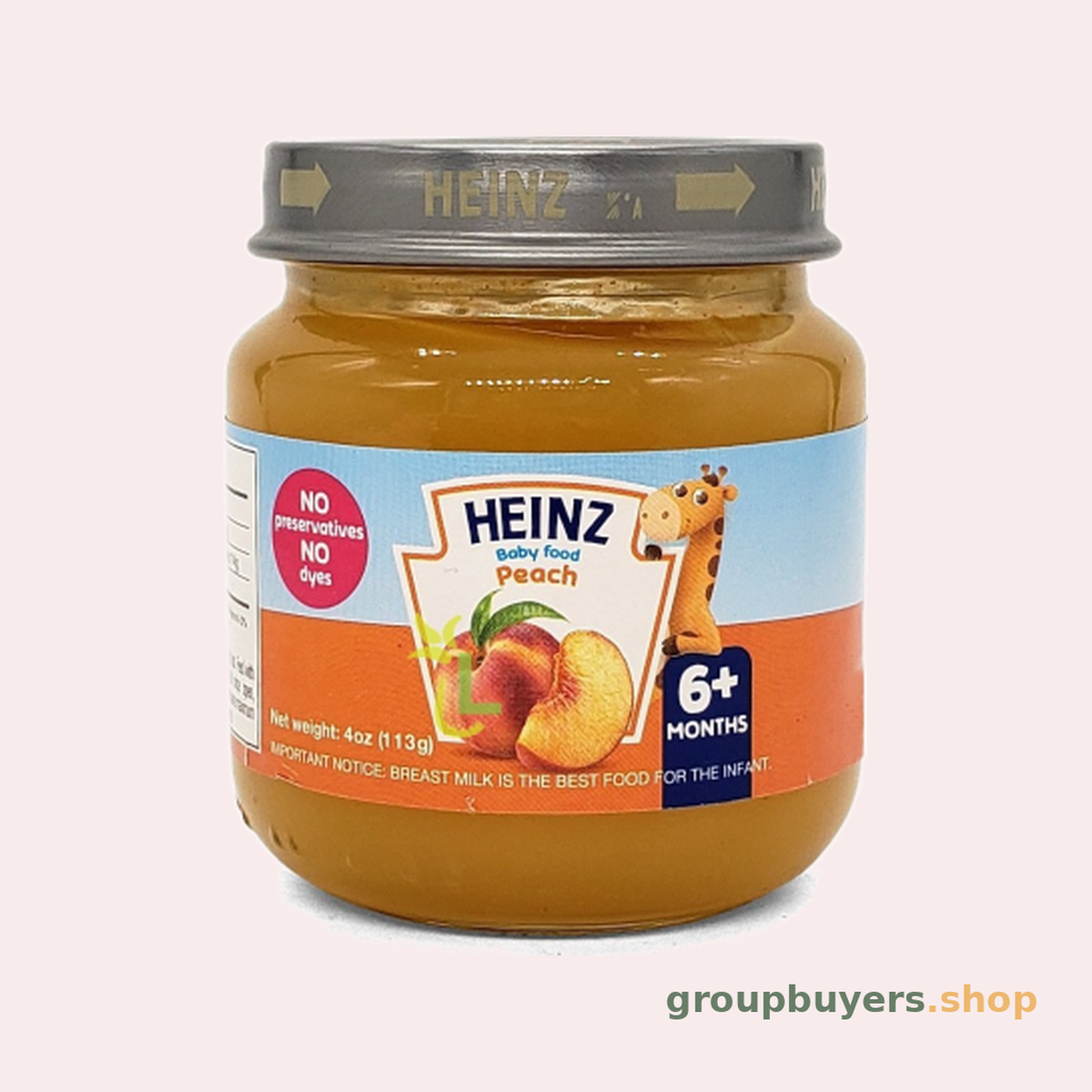 HEINZ STRAINED PEACH