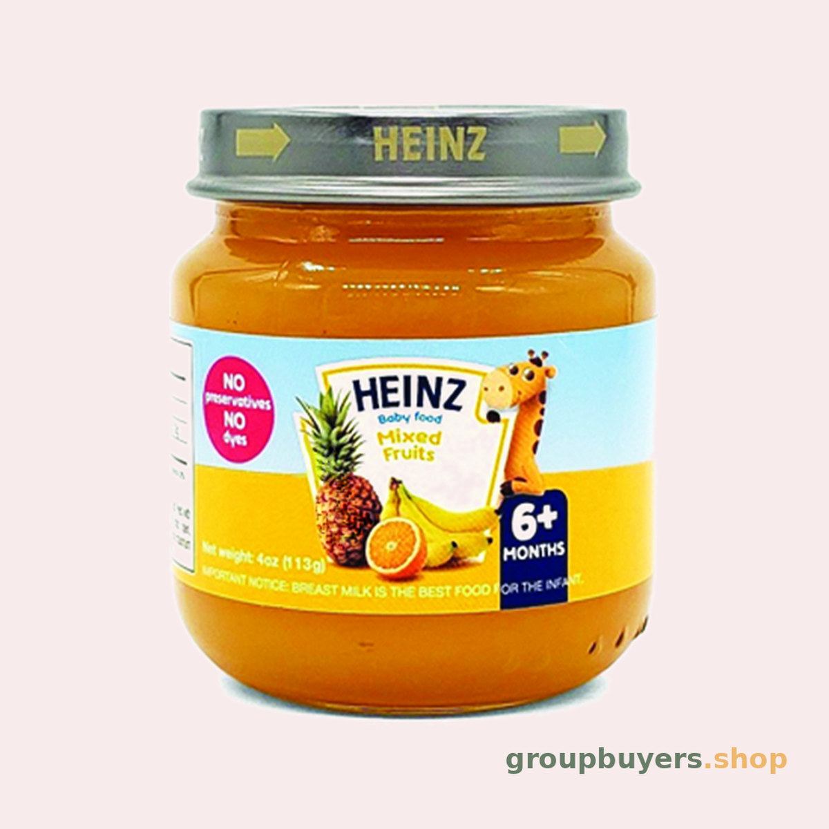 HEINZ STRAINED MIXED FRUITS