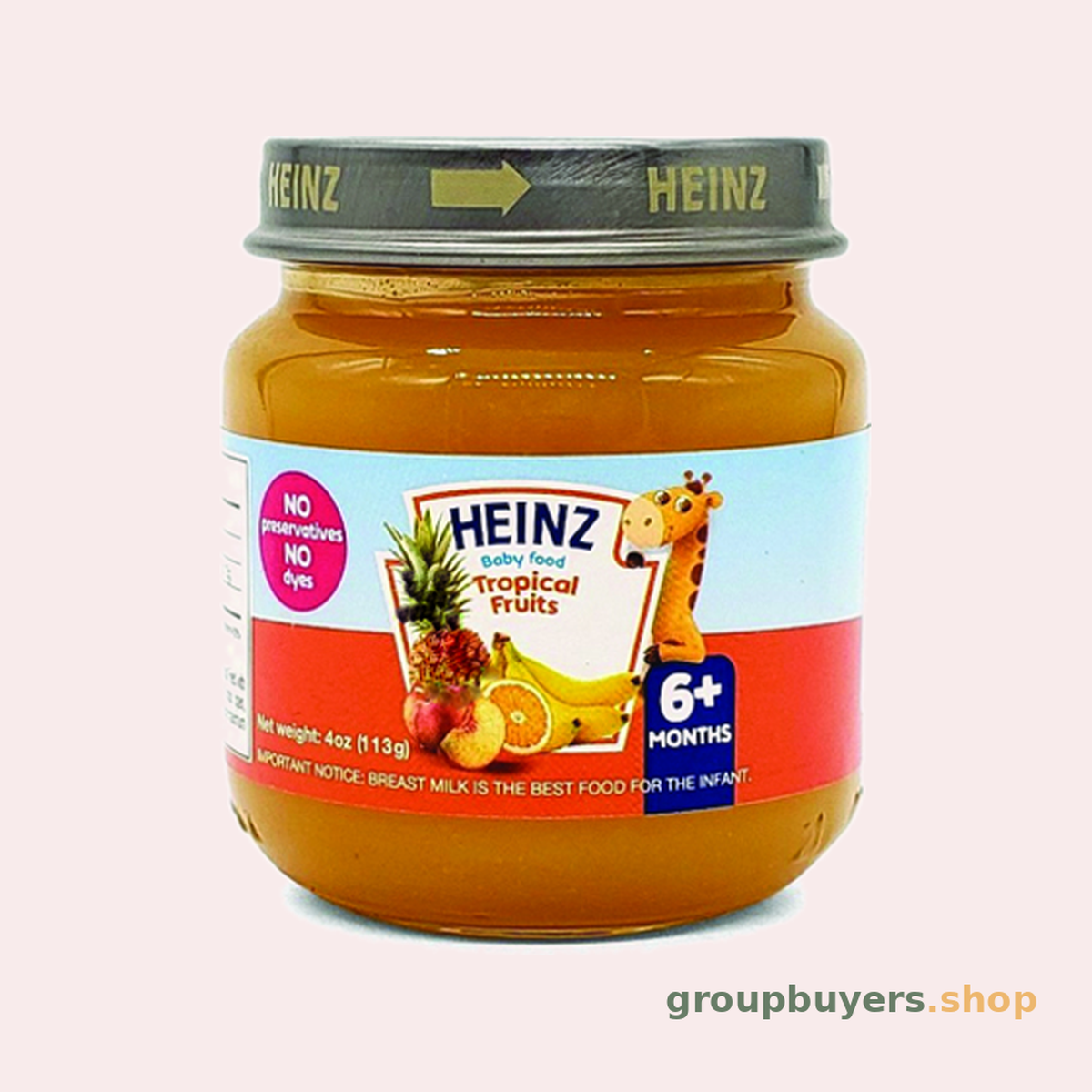 HEINZ STRAINED TROPICAL FRUITS