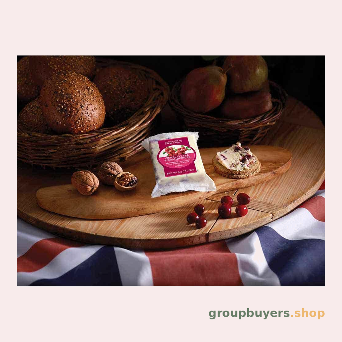 Somerdale Cheddar Chz Wensley & Cran 12 x 150g