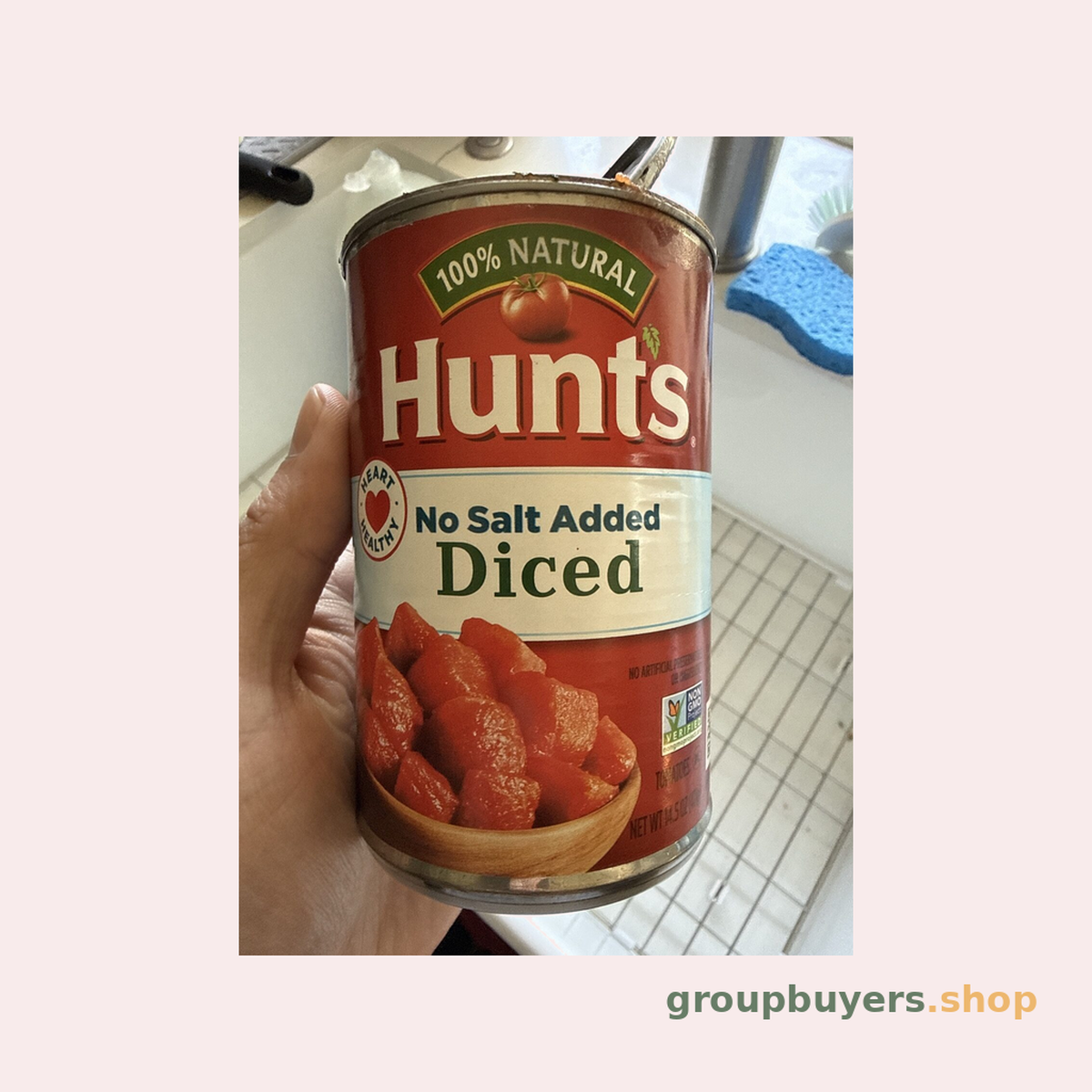 HUNT'S DICED TOMATO NO SALT ADDED