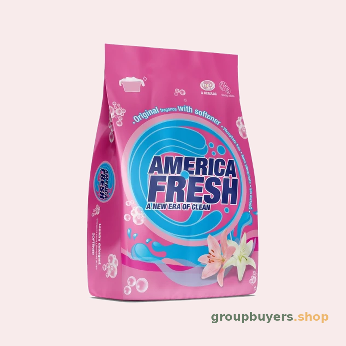 AMERICA FRESH POWDER DETERGENT FLORAL / SOFTENER 400G