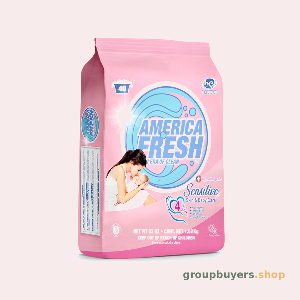 AMERICA FRESH POWDER DETERGENT SENSITIVE BABY
