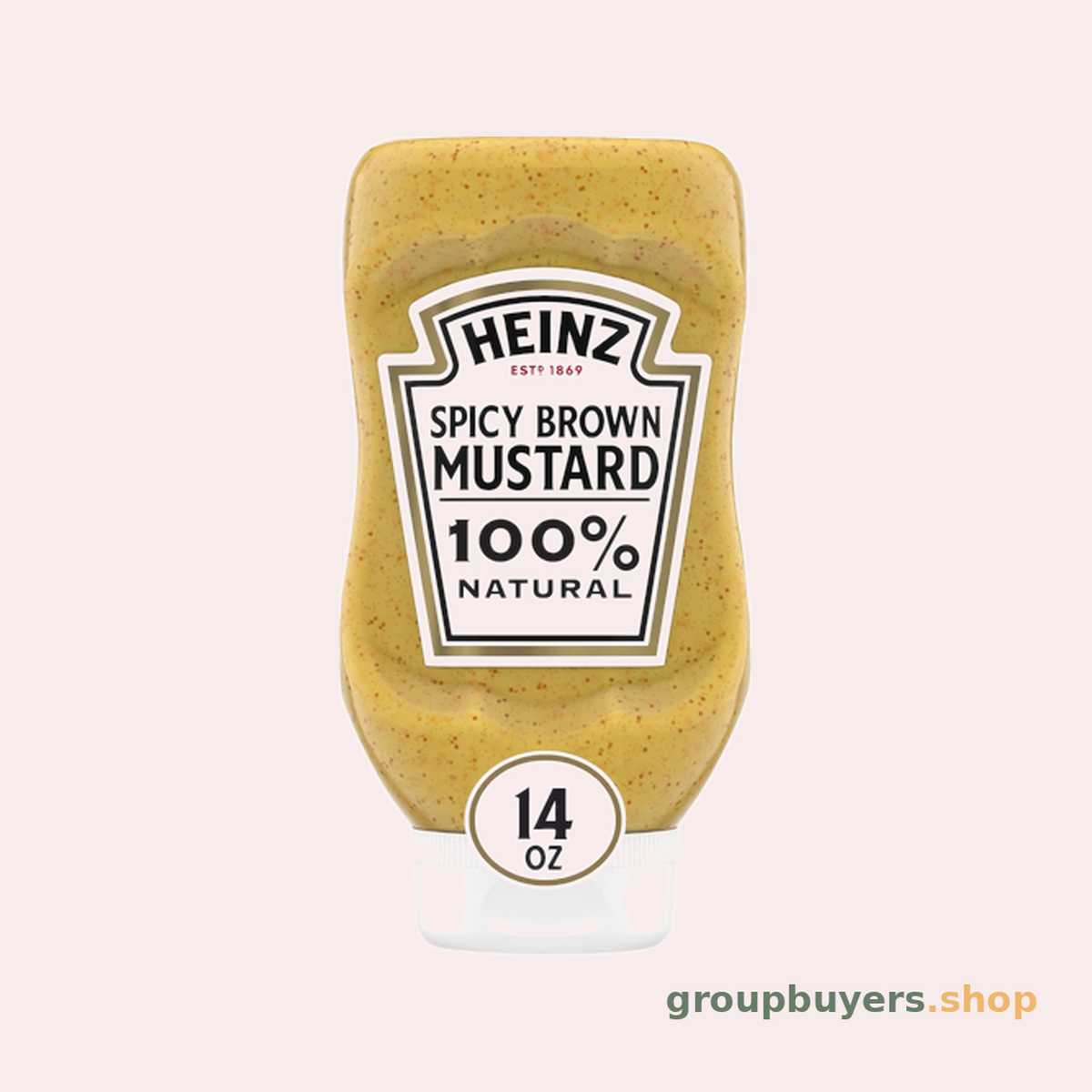 HEINZ SPICY BROWN MUSTARD 14oz