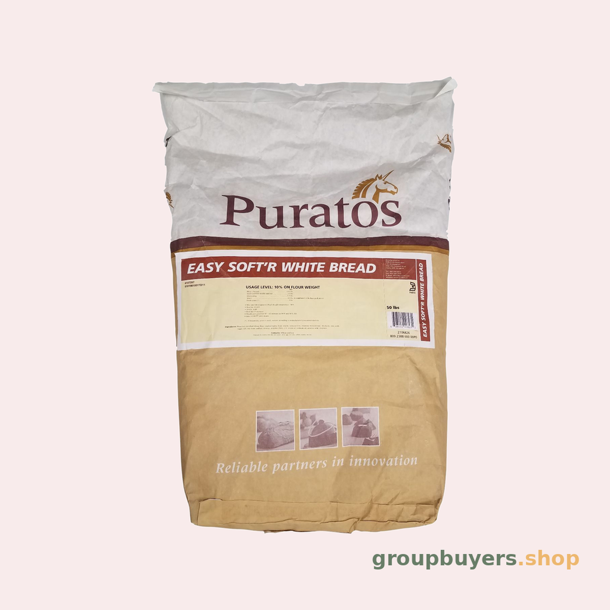 PURATOS EASY SOFT WHITE BREAD BASE 50LBS