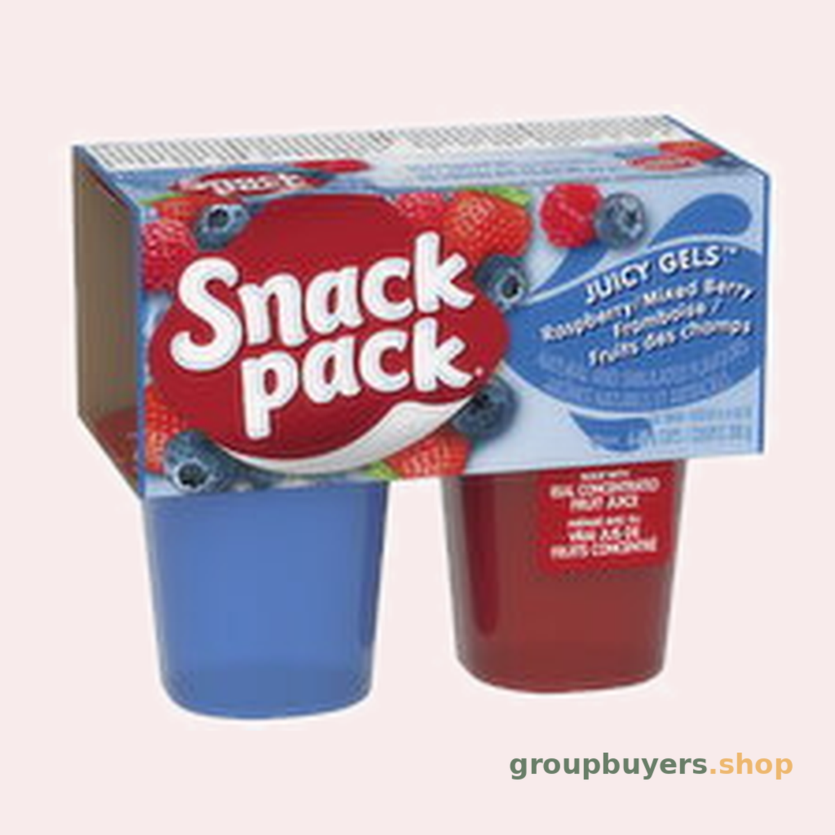 SNACK PACK RASPBERRY / MIXED BERRY