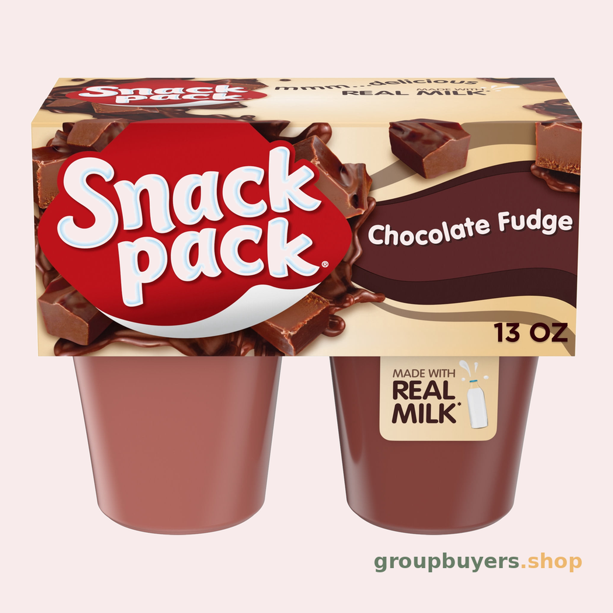 SNACK PACK CHOCOLATE FUDGE
