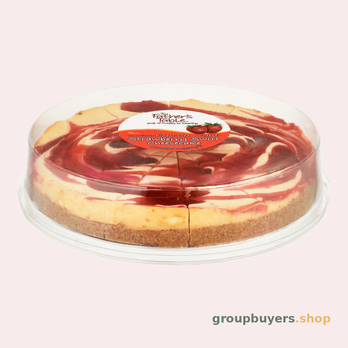 FATHERS TABLE STRAWB SWIRL 12SLICE 9IN 6X40OZ