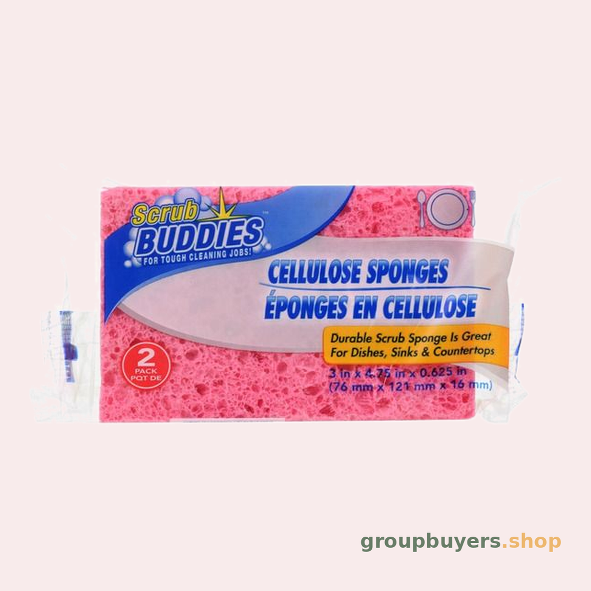 SCOTCH BRITE HEAVY DUTY CELLULOSE SPONGE
