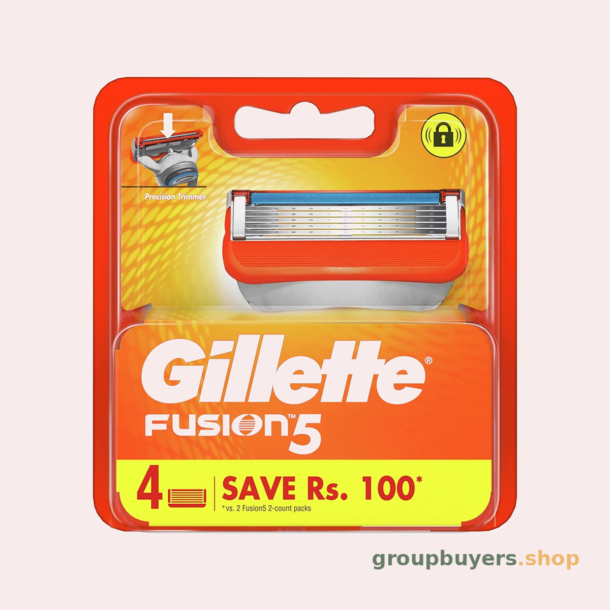 GILLETTE FUSION5 CART 4CT