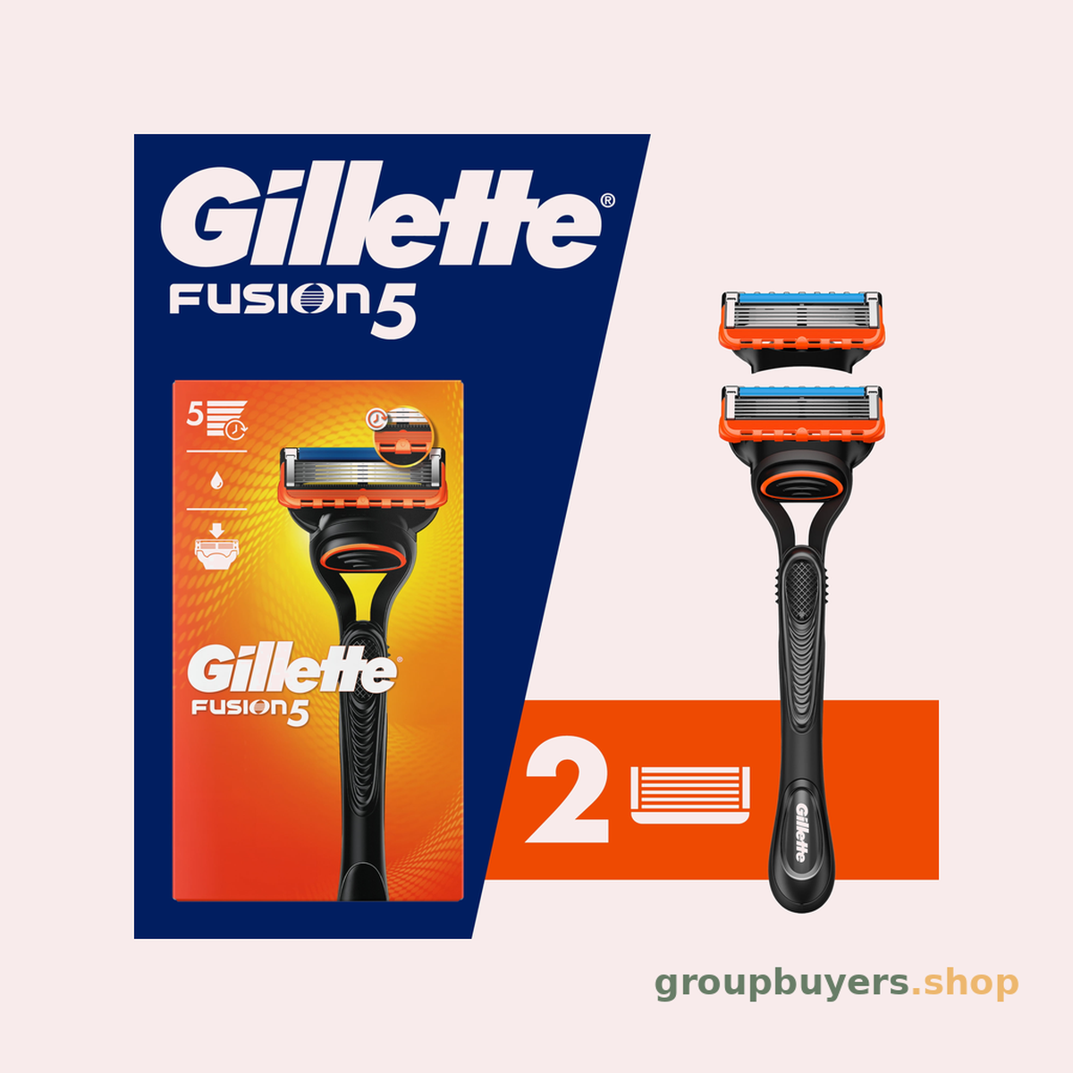 GILLETTE FUSION5 1UP 1CT