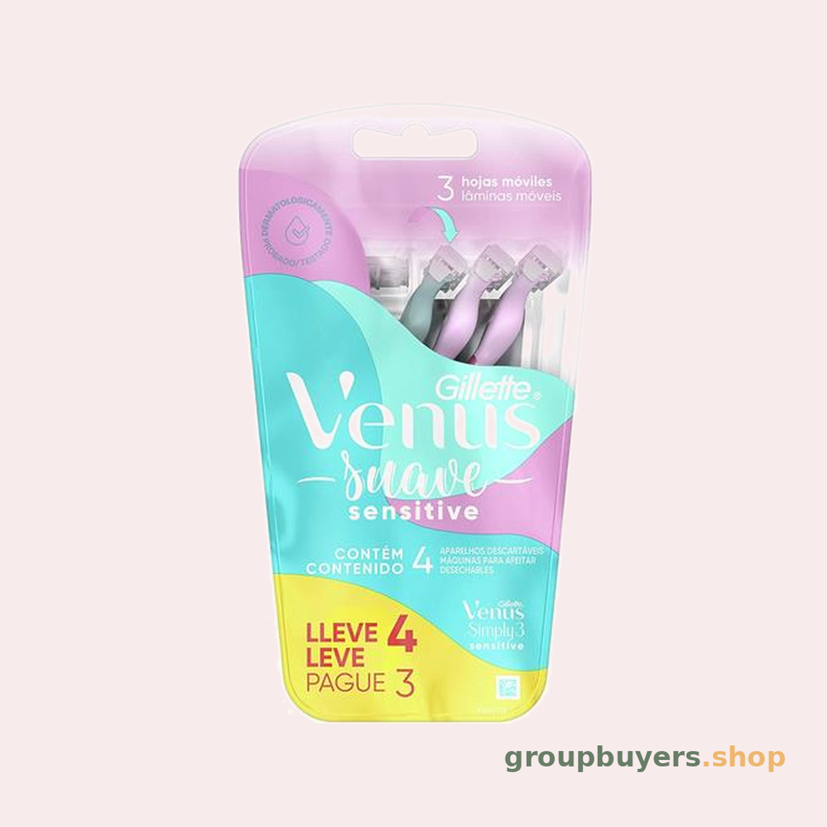 VENUS SUAVE DISPOSABLE 4CT 4CT