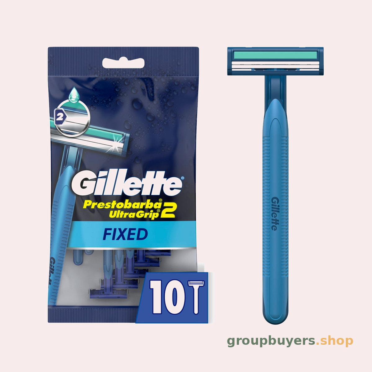 GILLETTE PRESTOBARBA FIXED 3CT 3CT