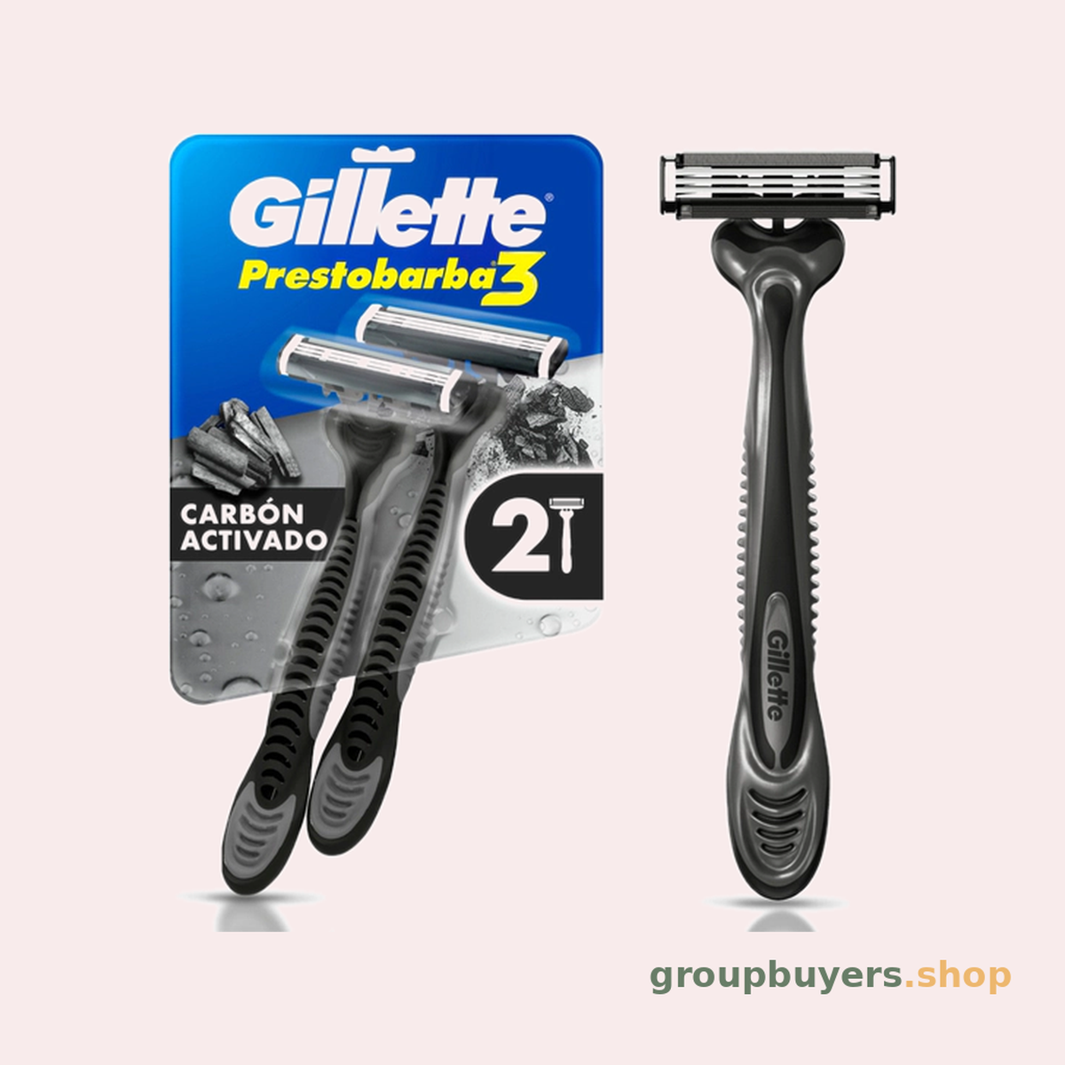 GILLETTE PRESTOBARBA3 COOLING 2CT