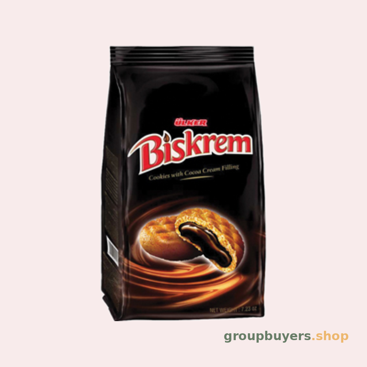 BISKREM COCOA CREAM FILLED BISC