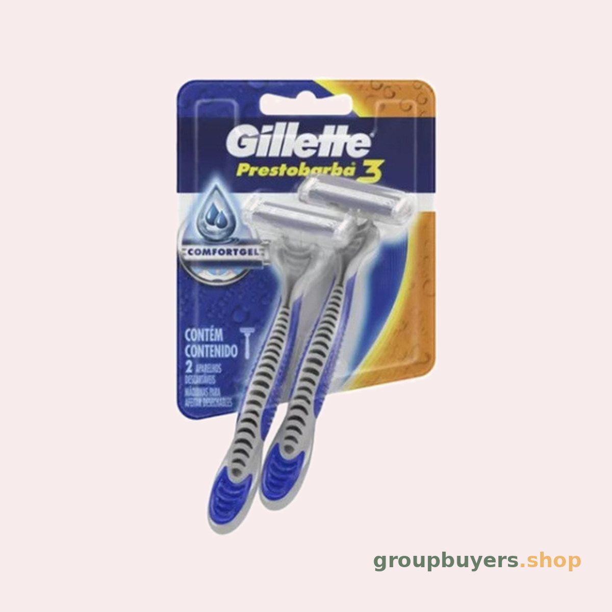 GILLETTE PRESTOBARBA3 REGULAR 2CT
