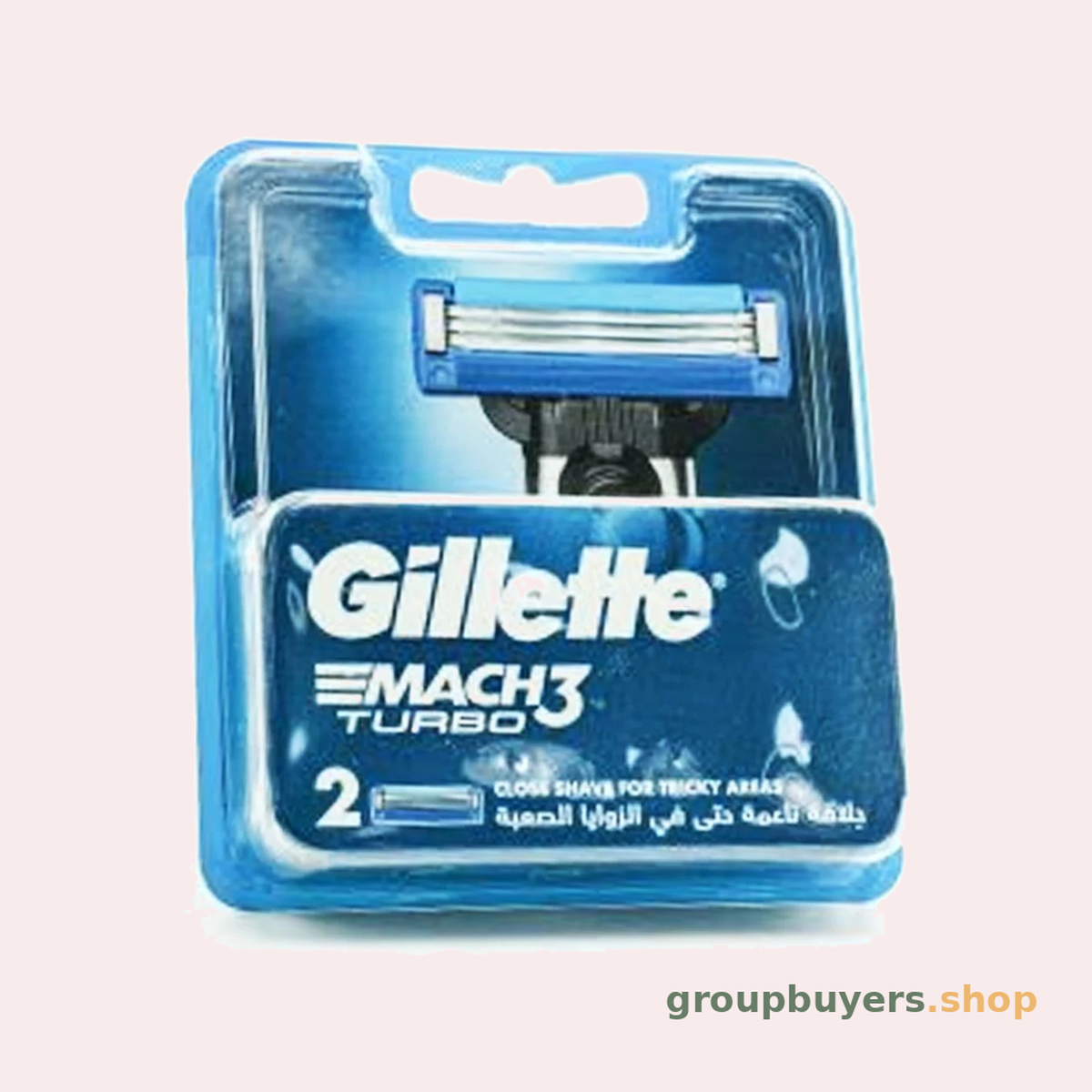 GILLETTE MACH3 TURBO CRT 2CT