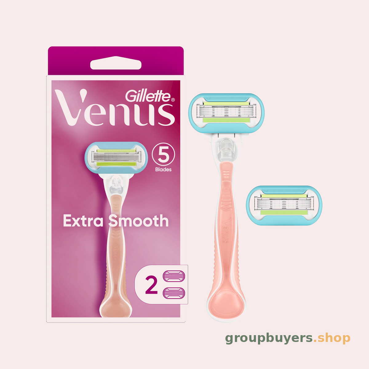 GILLETTE PINK HANDLE PB